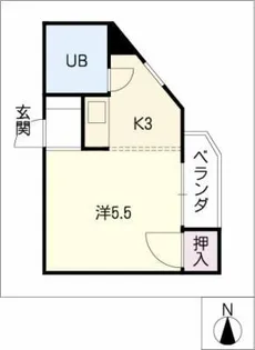 川島ビル【3階】の間取り
