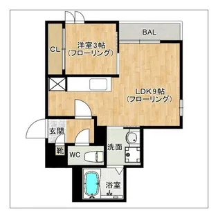 GRANDTIC Cuore【1階】の間取り