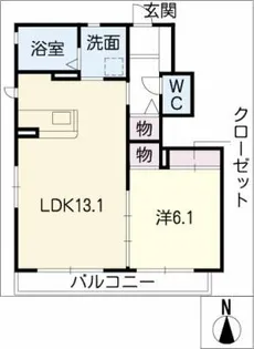 ノール・ヴァンベール【1階】の間取り