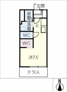 フォーブルはるひ【1階】の間取り