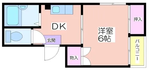 ウィステリア北島1号館【4階】の間取り
