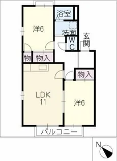 グランドメゾン依佐美B・C棟【1階】の間取り