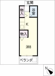 ウェザーフィールド【3階】の間取り