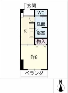 グレン清友Ⅰ【2階】の間取り