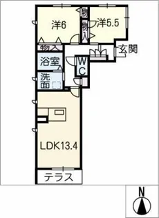 FORENA志賀公園【1階】の間取り