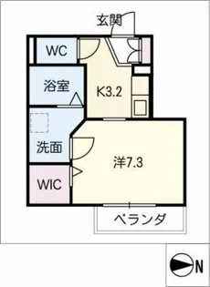 i-Stage紅雲【1階】の間取り