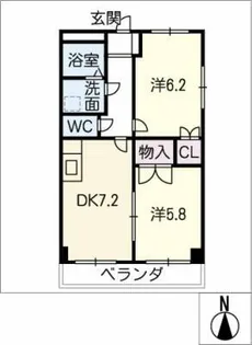 ハイムノイエスト【1階】の間取り