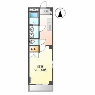 プランドールかの里【2階】の間取り