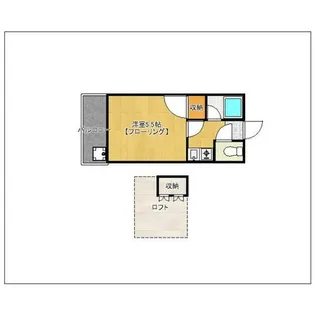 プレジュール唐原【202号室】の間取り