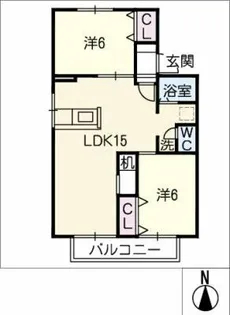 アマービレ【1階】の間取り