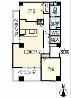 ヴェル・ドミールⅤ【2階】の間取り