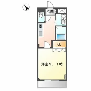 サニーパレス【2階】の間取り