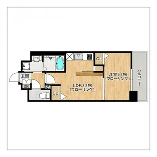 パルク クレール博多【3階】の間取り