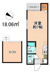 フォレスト平和【103号室】の間取り