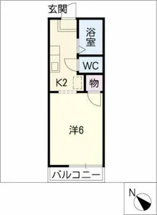 ロードリッチ【1階】の間取り