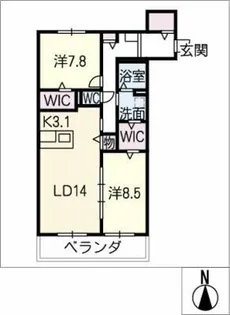PNIメゾン【1階】の間取り