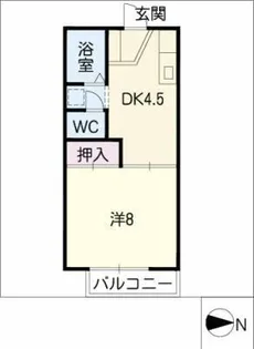 ベルタウンA【2階】の間取り
