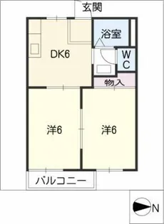 サンライズ正徳【2階】の間取り