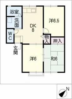 エトアールC棟【1階】の間取り