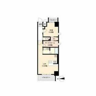 ファインブルーム新栄【0903号室】の間取り