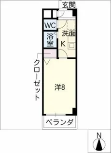 御剣ハイツ【2階】の間取り