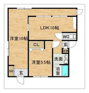 藤ハイツ【101号室】の間取り
