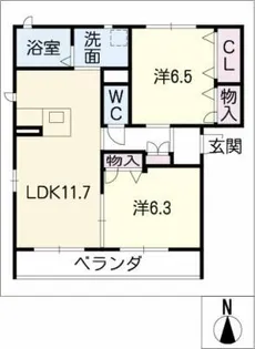 キア オラ【2階】の間取り