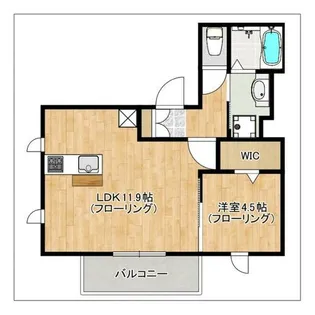 D-room博多駅南 弐番館【1階】の間取り