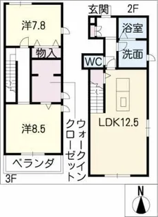 セキスイ BRAVERY【2階】の間取り