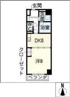 HF伏見レジデンス【0802号室】の間取り