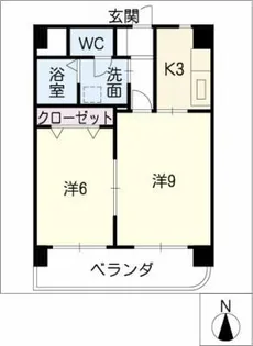 MUS’SE de 山王【4階】の間取り