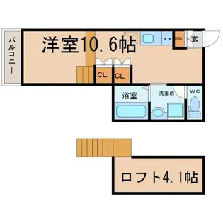 Estudio南脇【1階】の間取り