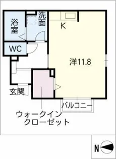 グランメゾン鶴舞B棟【1階】の間取り