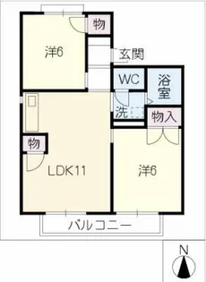 エル向台【1階】の間取り