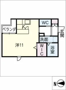 シャルム池下【2階】の間取り