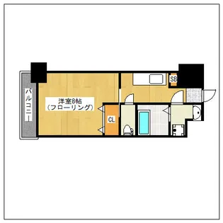 ロイヤル博多駅前【11階】の間取り
