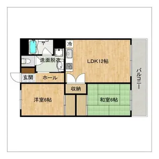 大産原ビル【302号室】の間取り