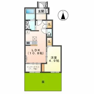 N-stage西春【1階】の間取り