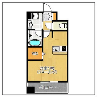 エンクレスト博多駅東II【12階】の間取り