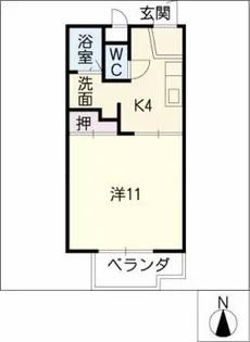 ジョイフルふじつか【2階】の間取り