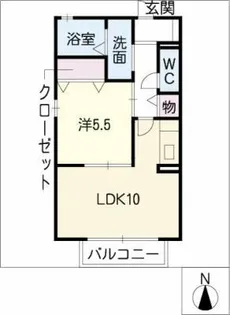 ハイムフロイデ【1階】の間取り