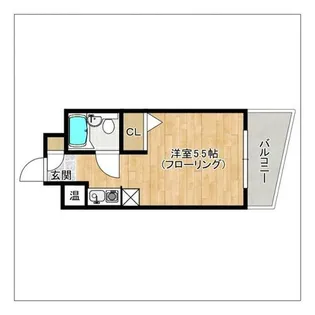 ピュアドーム博多レビュー【5階】の間取り