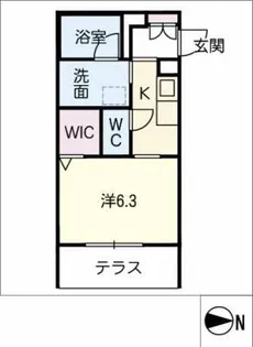 ロワール【1階】の間取り