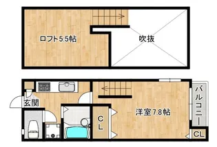 ポラリスべふST【1階】の間取り