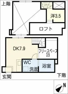 HARMONIOUS TERRACE【1階】の間取り