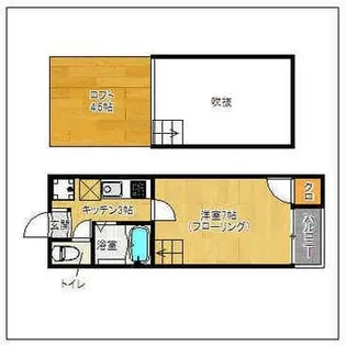 センドック井尻【1階】の間取り