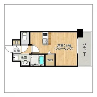 エンクレスト博多駅南BASE【7階】の間取り
