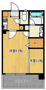 サニークレスト大濠公園【602号室】の間取り