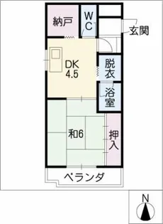 メゾンツヅキ【3階】の間取り