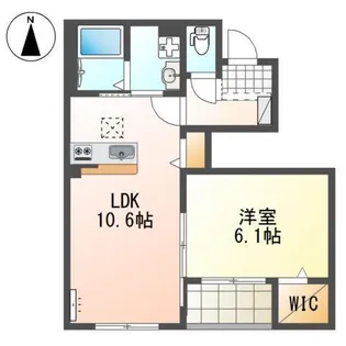 フォレストヴィラIII【1階】の間取り